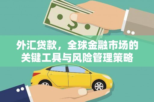 会宁外汇贷款，全球金融市场的关键工具与风险管理策略