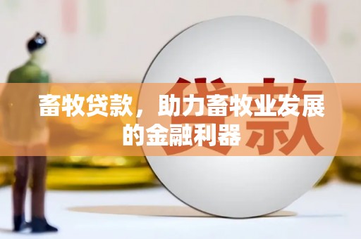 会宁畜牧贷款，助力畜牧业发展的金融利器