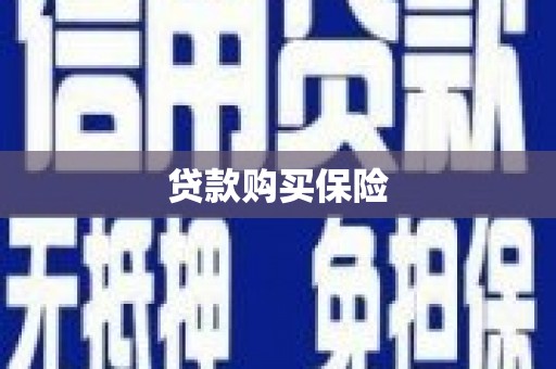 会宁贷款购买保险