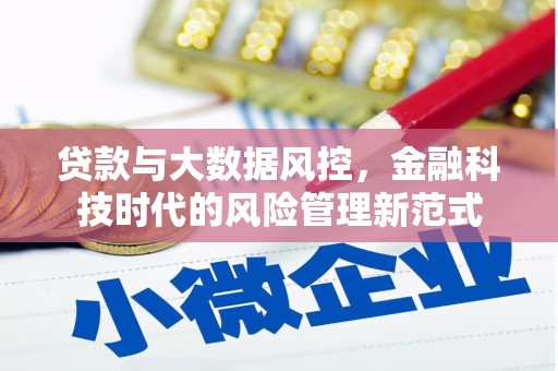 会宁贷款与大数据风控，金融科技时代的风险管理新范式