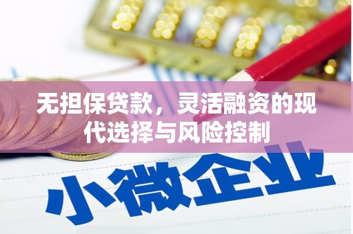 会宁无担保贷款，灵活融资的现代选择与风险控制