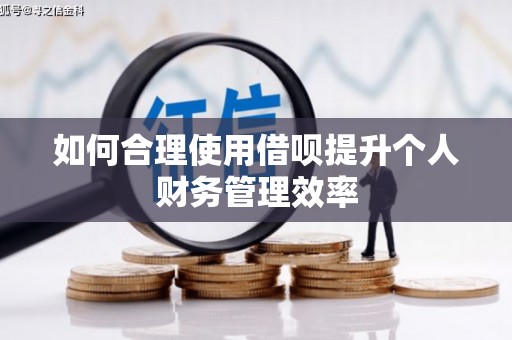 会宁如何合理使用借呗提升个人财务管理效率