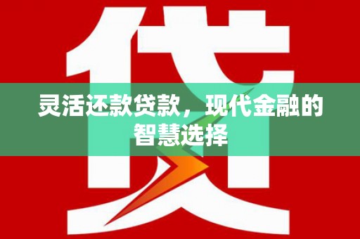 会宁灵活还款贷款，现代金融的智慧选择