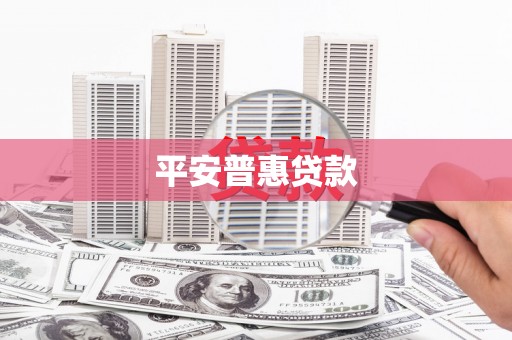 会宁平安普惠贷款