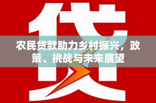 会宁农民贷款助力乡村振兴，政策、挑战与未来展望