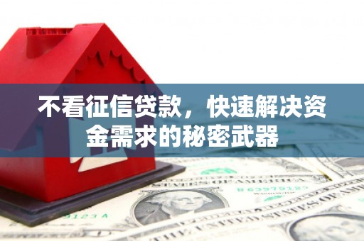 会宁不看征信贷款，快速解决资金需求的秘密武器