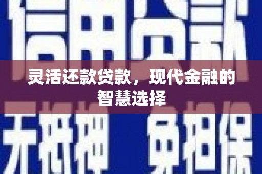 会宁灵活还款贷款，现代金融的智慧选择