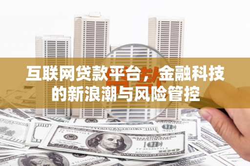会宁互联网贷款平台，金融科技的新浪潮与风险管控