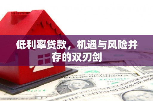会宁低利率贷款，机遇与风险并存的双刃剑