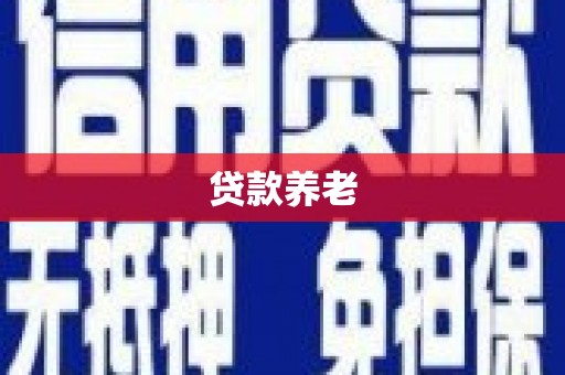 会宁贷款养老