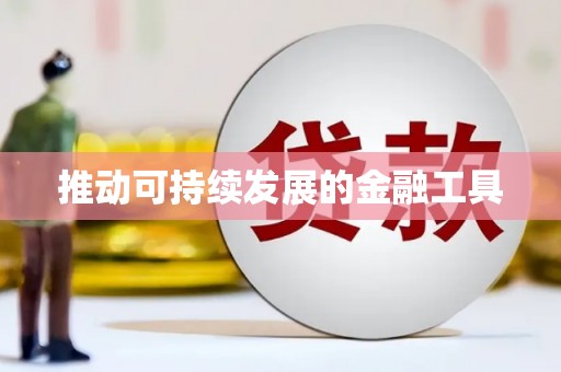 会宁推动可持续发展的金融工具