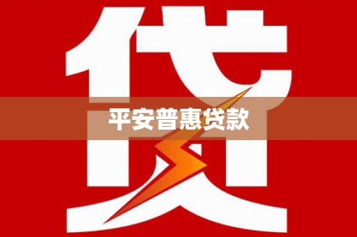 会宁平安普惠贷款